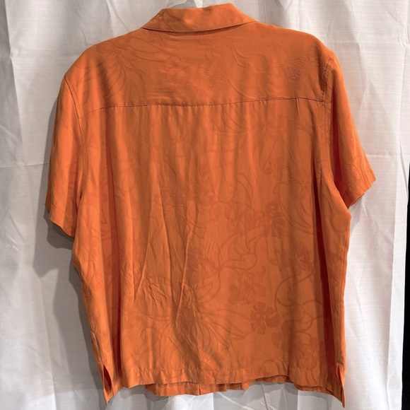 Jamaica Bay women’s orange Hawaiian short sleeve shirt XL - Picture 3 of 7
